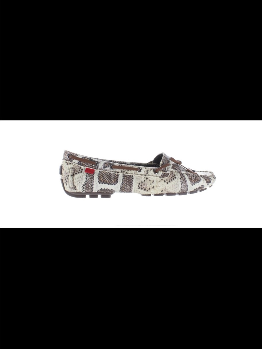 Marc Joseph 🌸Women’s Snake-Print Driving Loafers - Brown/White